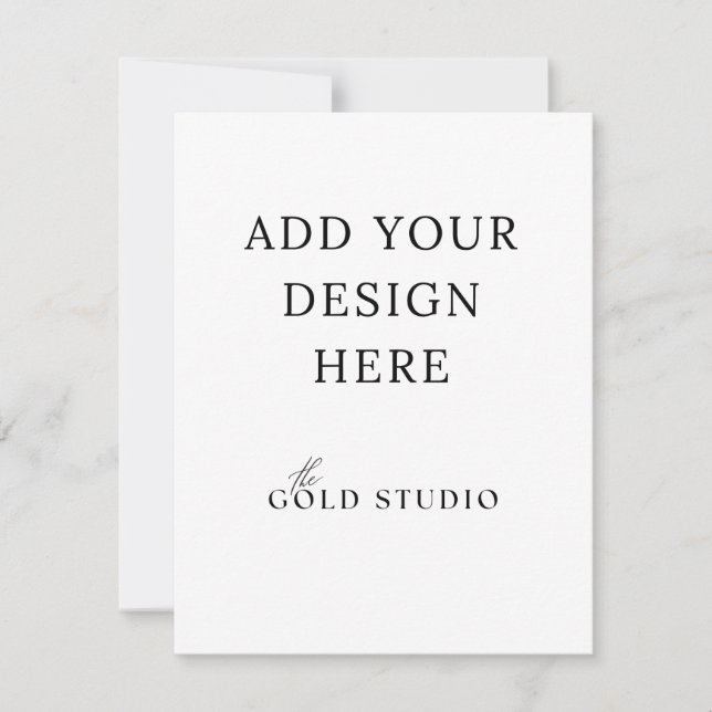 Blanka mall för djurutrymmeskort (4,25 x 5,5) (Framsida)