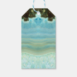 Blanka, modern Coola, blå Party favors-Tack Presentetikett