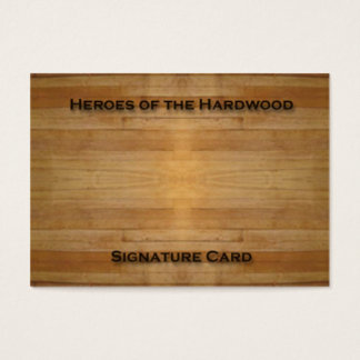 Blanka Namnteckning kort för basketbollautografer!