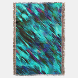 Blanka nedfläckader från cyan till blått och röda filt