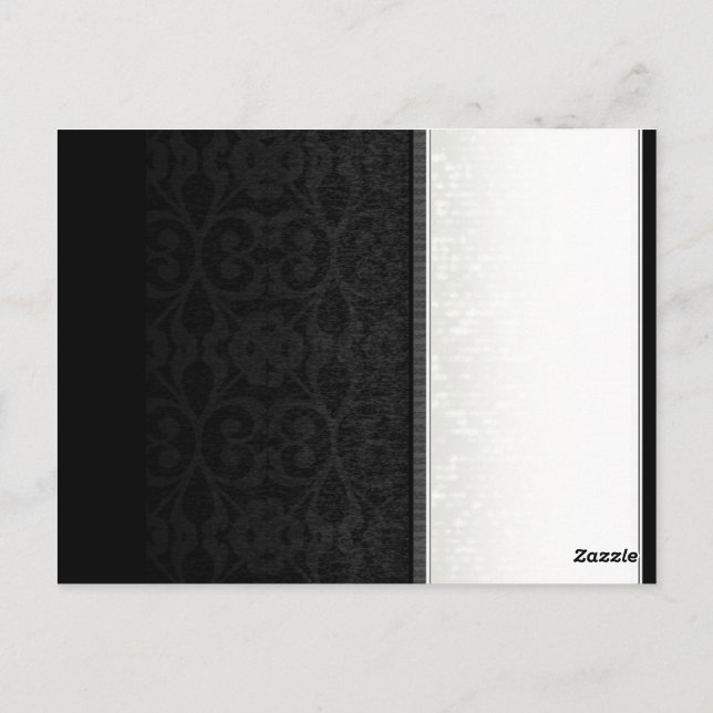 Blanka och vita Guld-matchande BLANK-monteringskor Vykort (Baksida)