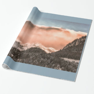 Blanka Papper, 30 x 6 tum MED MOUNTAIN Presentpapper