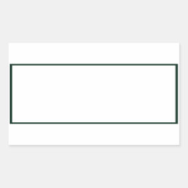 Blanka rektangulära etiketter för Spice burk grönt