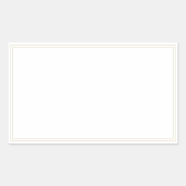 Blanka rektangulära etiketter för Spice burk guld  (Framsida)