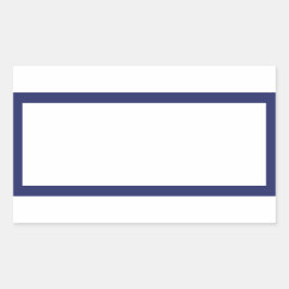 Blanka rektangulära etiketter för Spice burk marin