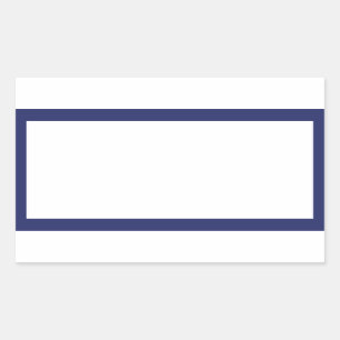 Blanka rektangulära etiketter för Spice burk marin