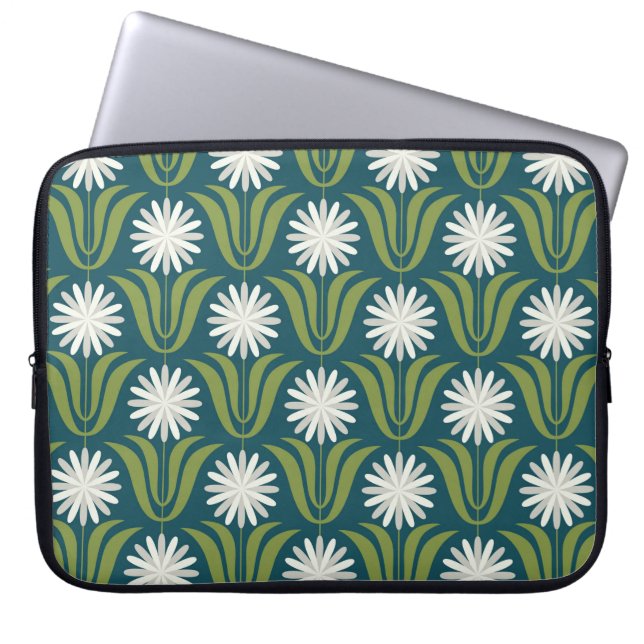 Blanka sömlös mönster-design. Skandinaviska stil Laptop Fodral (Framsidan)