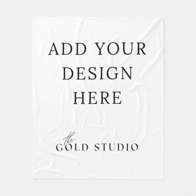 Blanka, tom, mall Skapar din egen projektionslinje Fleecefilt (Framsidan)