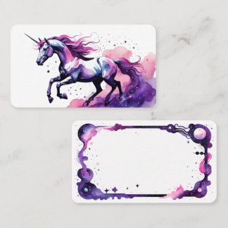 Blanka Unicorn Oracle-kort Visitkort