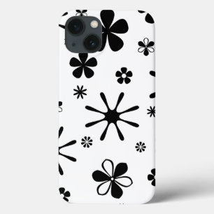Blanka utskrift, svart och vit avtryck, iphone cas