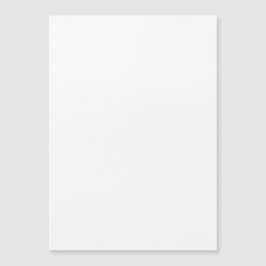 Blanka, vit, 5 tum x 7 tum Bröllop Magnetisk Inbjudningskort