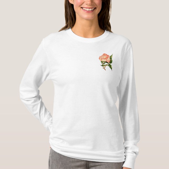 Blankblomma i ro t shirt (Framsida)