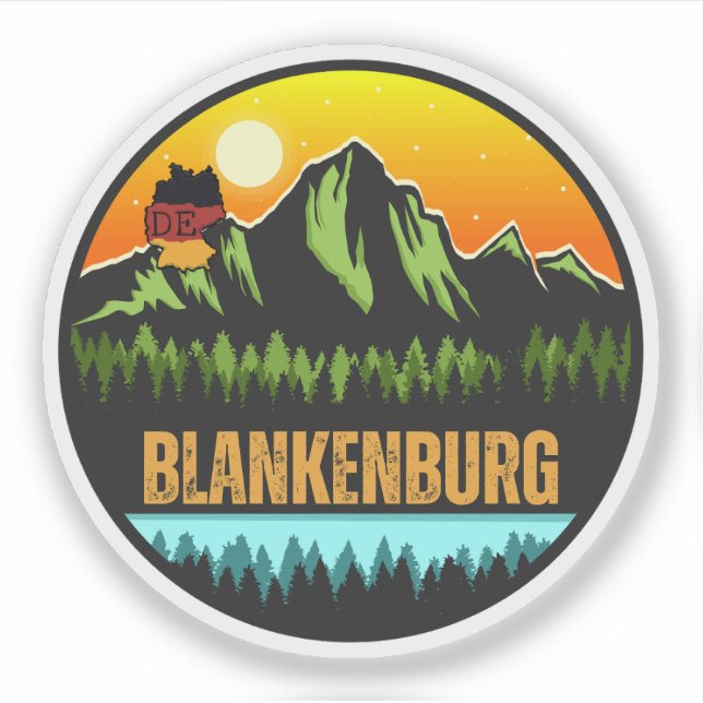 Blankenburg, Tyskland Klistermärken (Framsida)