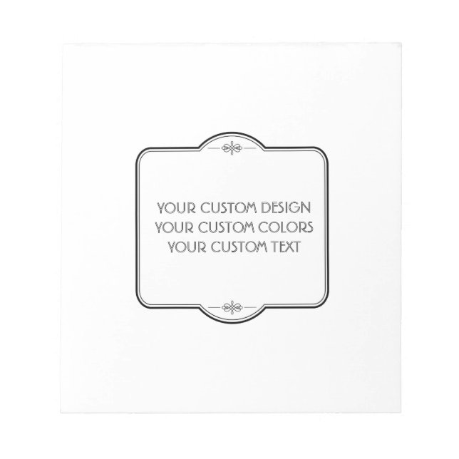 BLANKERA designen här - Anteckningsblock (Framsida)