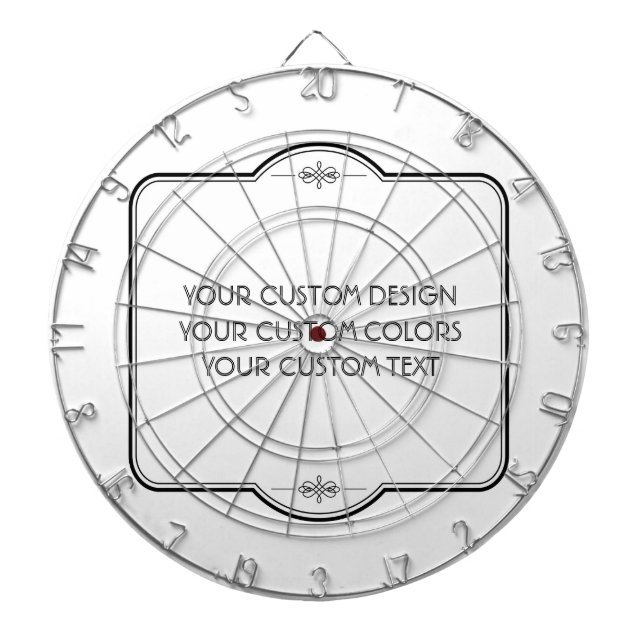 BLANKERA designen här - Darttavla (Framsidan)
