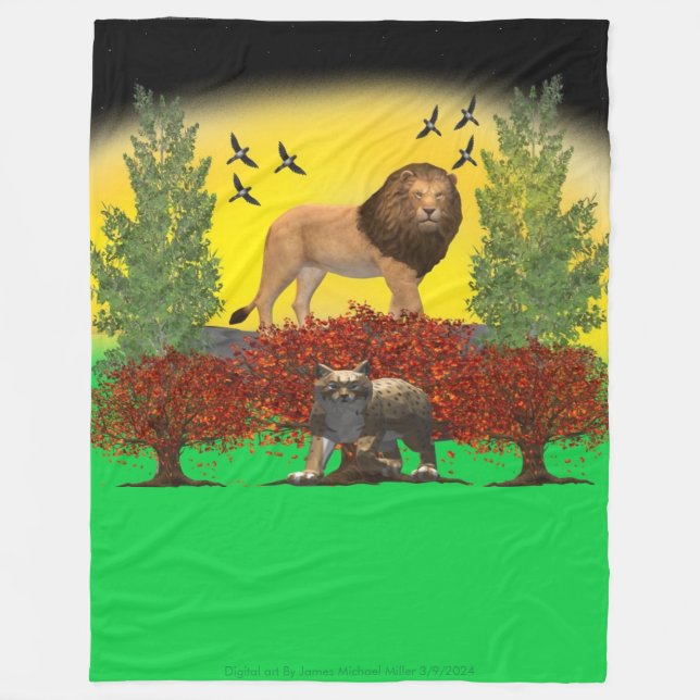 Blanket av James Michael Miller Fleecefilt (Framsidan)