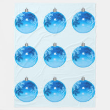 Blanket Blanket Blue Ornament Fleece