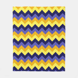 Blanket Blanket Guld Chevrons Medium Fleece Blanke