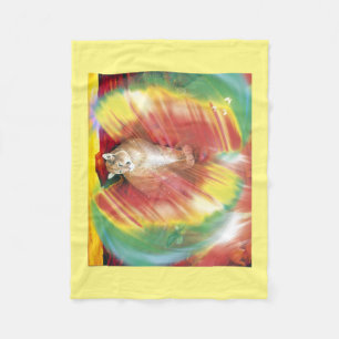 Blanket Cougar Mountain Lejon Home Decore Fleecefilt
