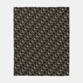 Blanket Fladdermus kinesisk symbol Fleece Blanket