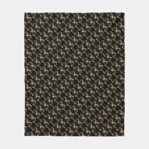 Blanket Fladdermus kinesisk symbol Fleece Blanket