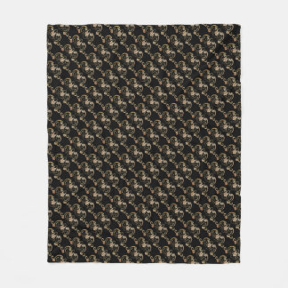 Blanket Fladdermus kinesisk symbol Fleece Blanket