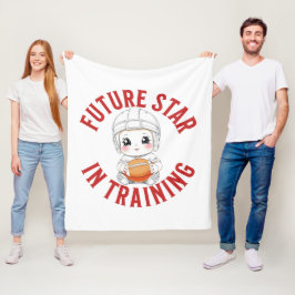 Blanket för fotboll i Baby, stjärna Fleecefilt