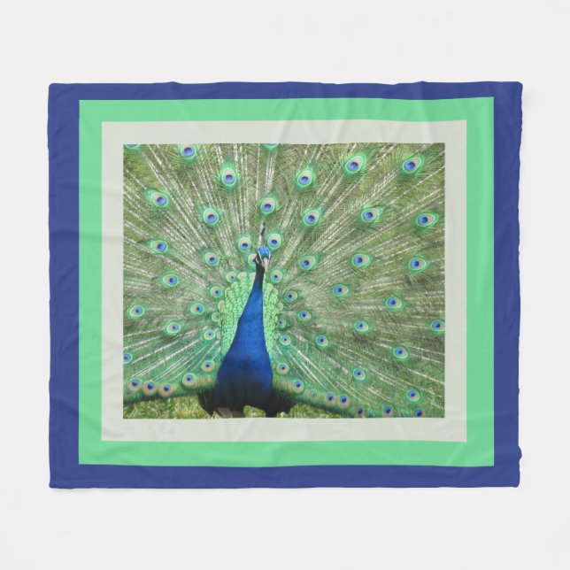 Blanket - Peacock Fleecefilt (Framsidan (Horisontell))