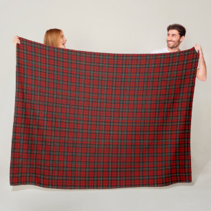 Blanket - Red Tartan Macferson Klan (L) Fleecefilt