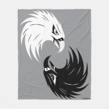 Blanketdesign för "Eagle Öga" - B&W