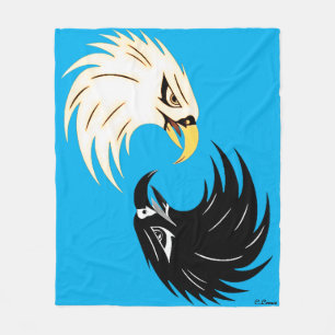 Blanketdesign för "Eagle Öga" - Blanketmodell - bl Fleecefilt
