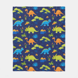 Blanketdinosaurier Fleecefilt