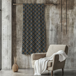 Blanketets för manar gåva av elegant Blue Gult Bla Fleecefilt