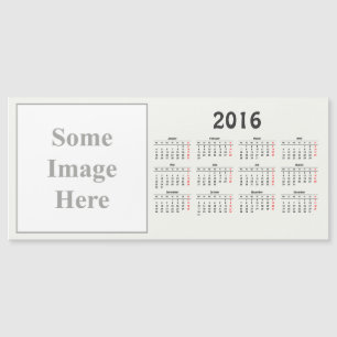 Blankett 2016 - kalender