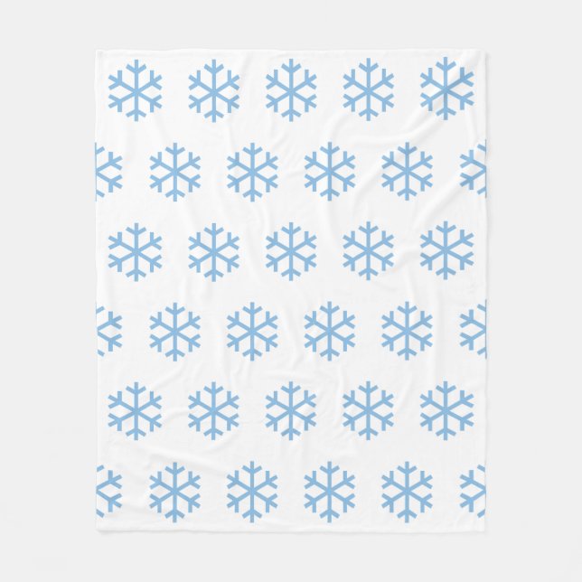 Blankett Blanket Blnowflake Fleece Blanket (Framsidan)