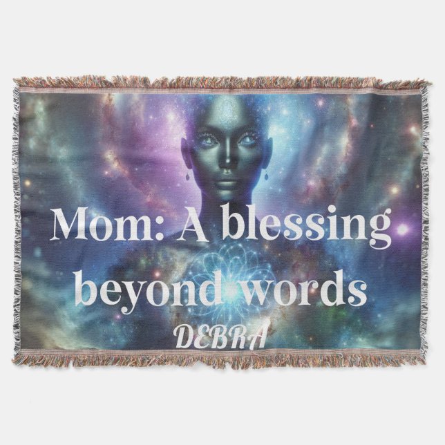 Blankett för anpassat namn för personlig filt (Framsidan)