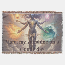 Blankett för anpassat namn för personlig filt