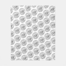 Blankett för anpassningsbarnas bildskärm med vit L