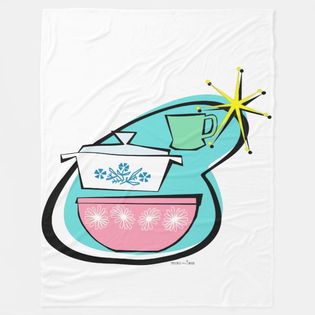 Blankett för atomCookware-design Fleecefilt (Framsidan)