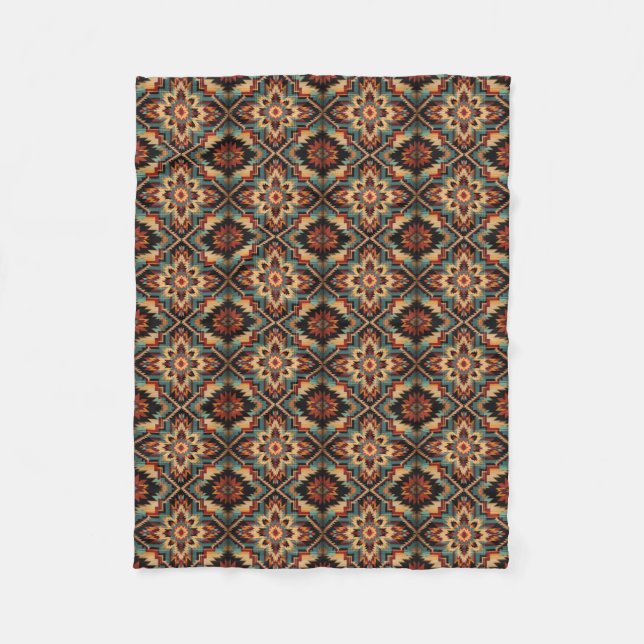 Blankett för Aztec Design Fleece Blanket (Framsidan)