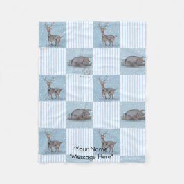 Blankett för babyblankett för Winter-Helgdag Fleecefilt