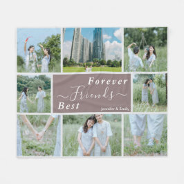 Blankett för bästa vänner för Anpassningsbarna Fot Fleecefilt