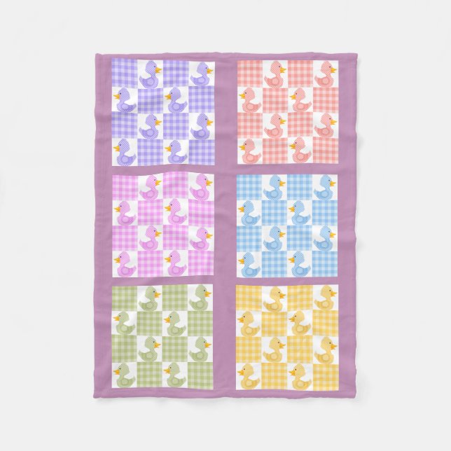 Blankett för design av flera Färg-kompilerade dock Fleecefilt (Framsidan)