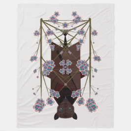 Blankett för flygande räv (3 storlekar) fleecefilt