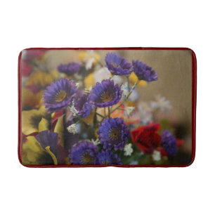 Blankett för foto Violet Flowers Blanket Badrumsmatta