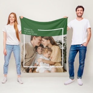 Blankett för fotokopia med meddelande - Mysigt och Fleecefilt