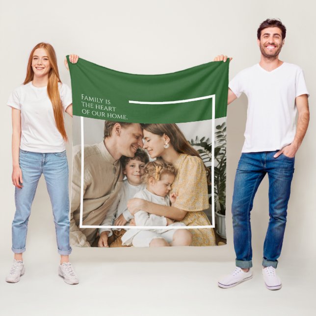 Blankett för fotokopia med meddelande - Mysigt och Fleecefilt (På plats)