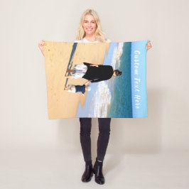 Blankett för fotot Baby med Anpassningsbar Fleecefilt