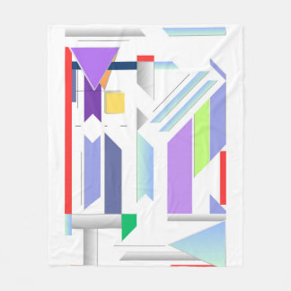 Blankett för Geometric Art-utskrift Fleecefilt
