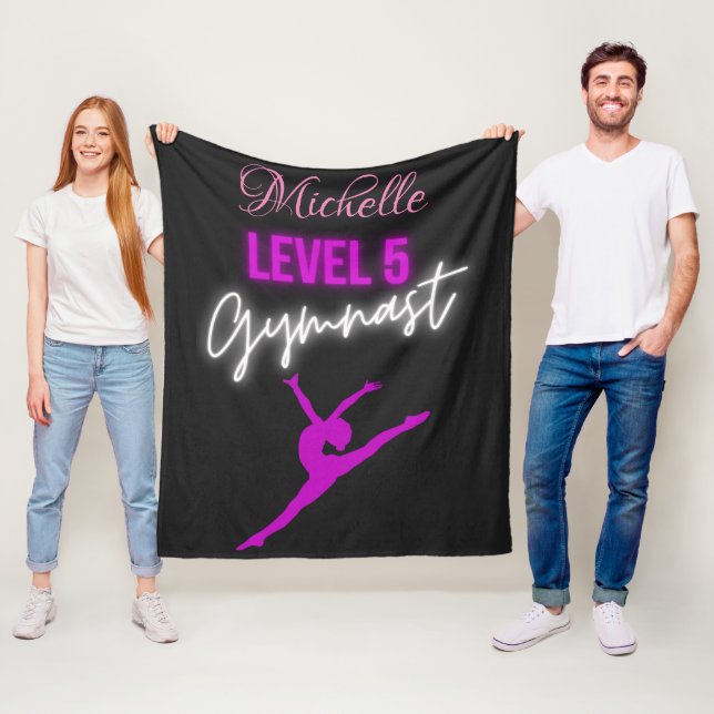 Blankett för Gymnast Personlig Fleece Blanket (På plats)